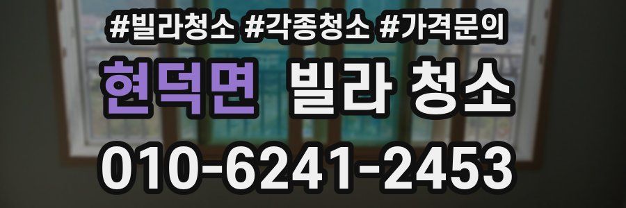 현덕면 빌라 청소