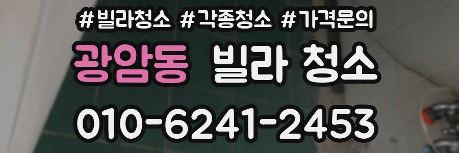 광암동 빌라 청소