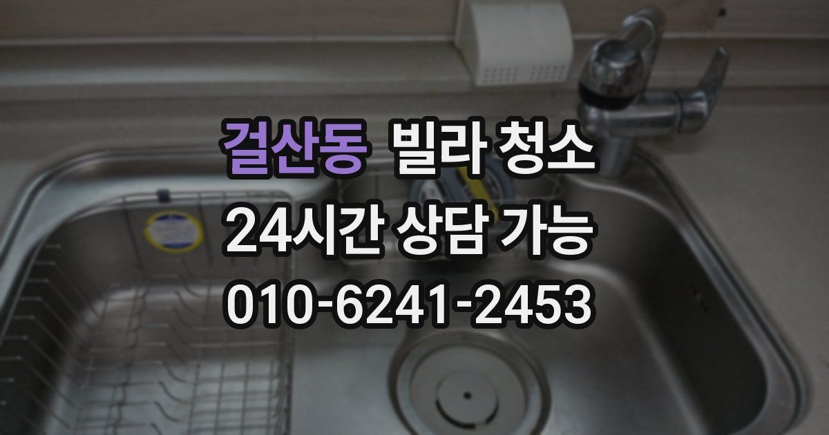 걸산동 빌라 청소