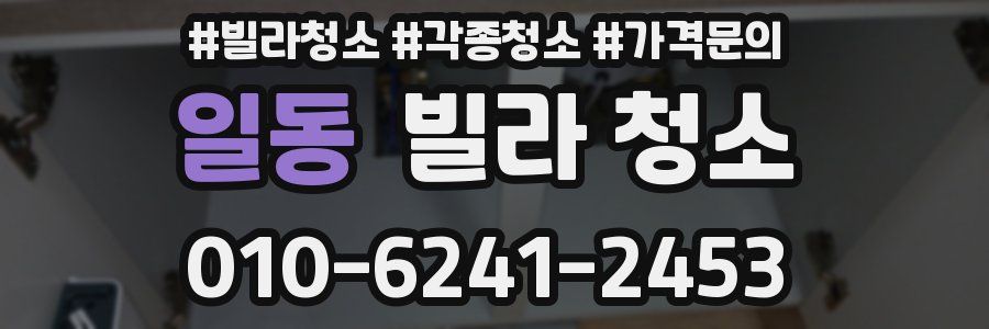 일동 빌라 청소