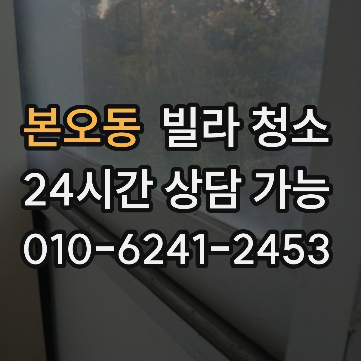 본오동 빌라 청소