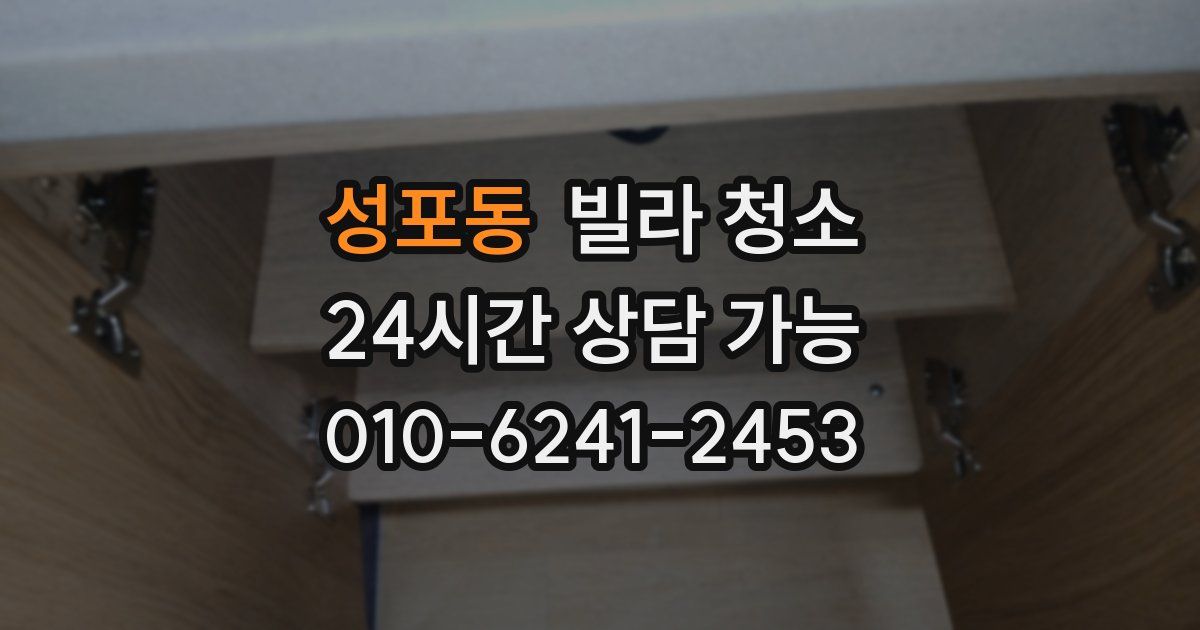 성포동 빌라 청소