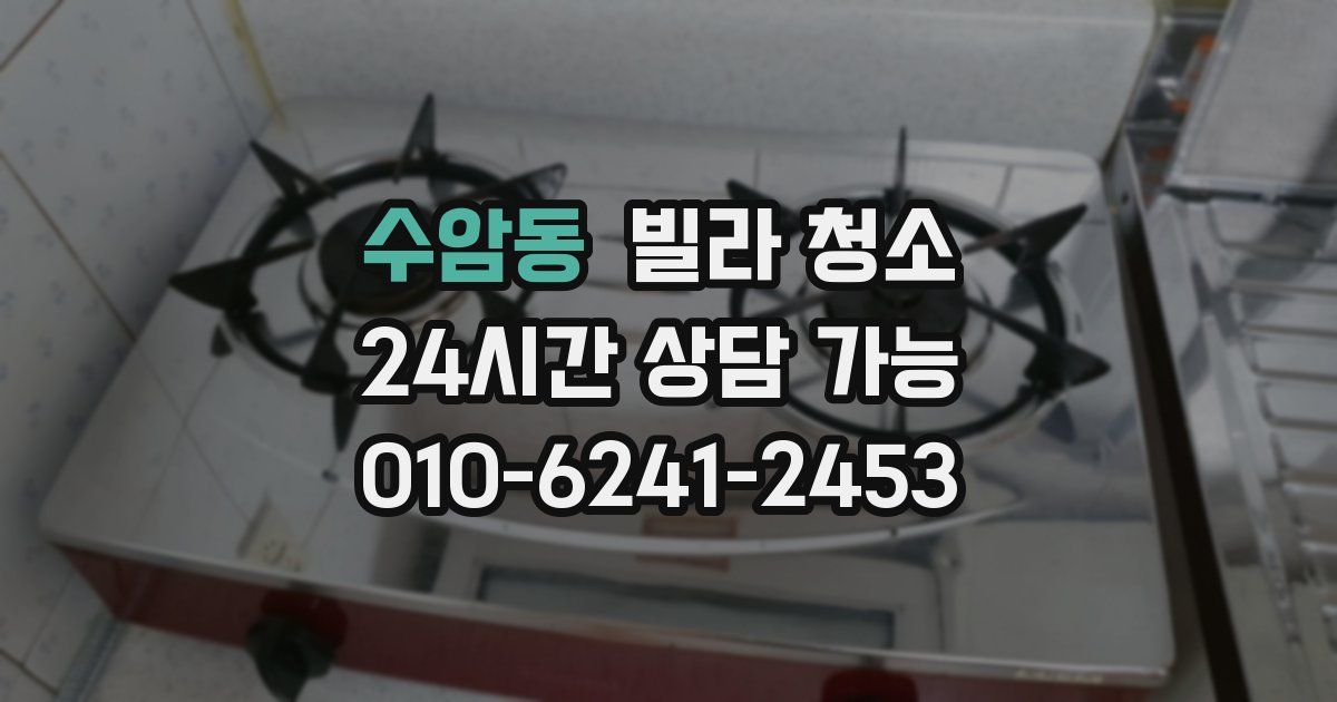 수암동 빌라 청소