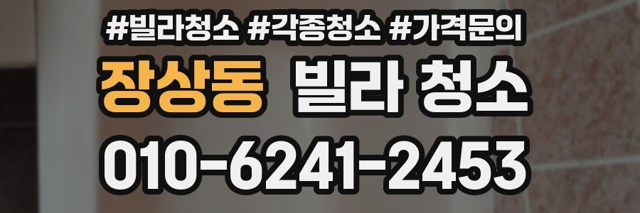 장상동 빌라 청소