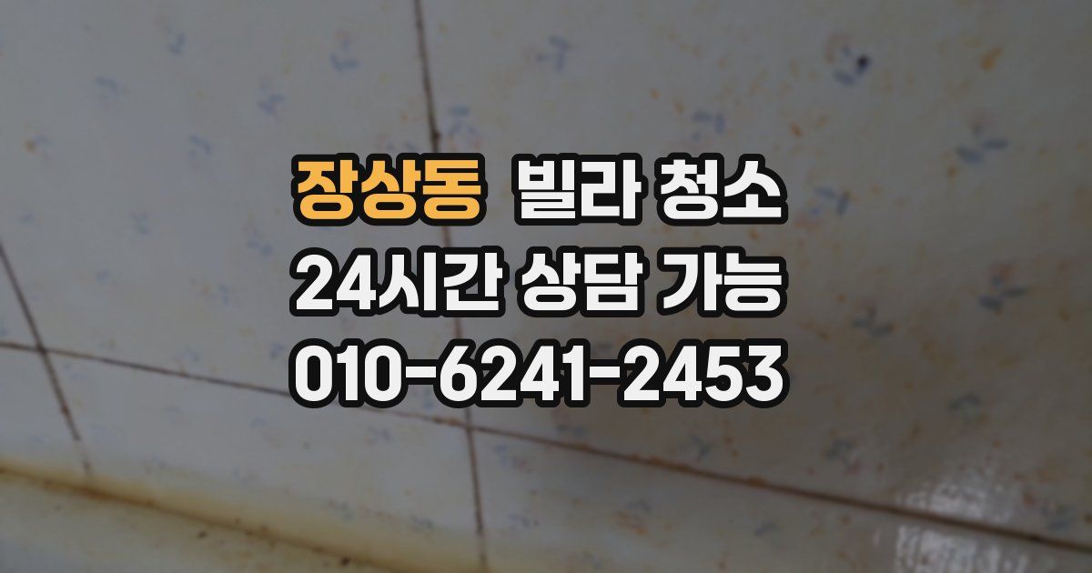 장상동 빌라 청소