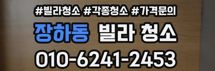 장하동 빌라 청소