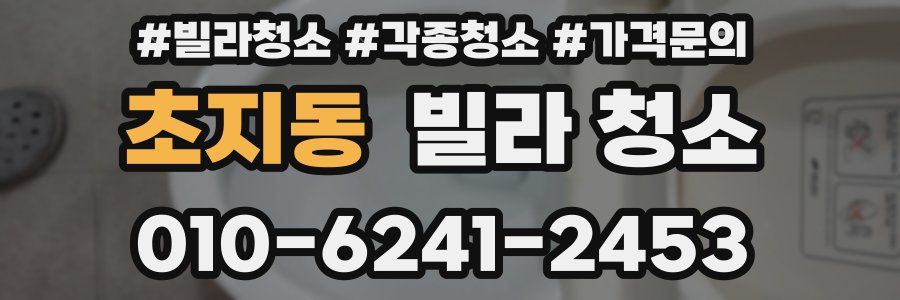 초지동 빌라 청소