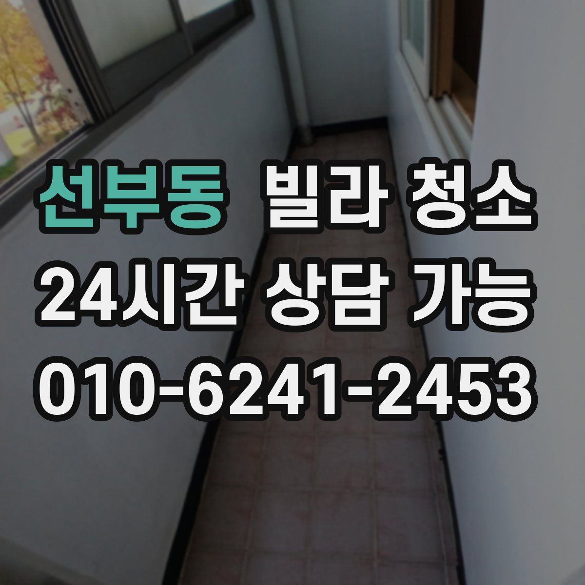 선부동 빌라 청소