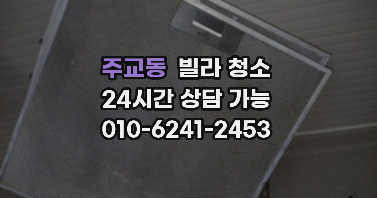 주교동 빌라 청소