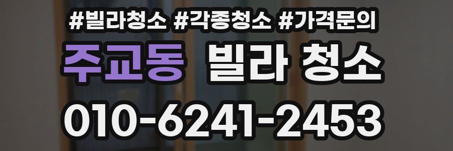 주교동 빌라 청소