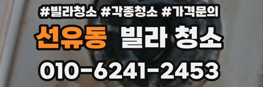 선유동 빌라 청소