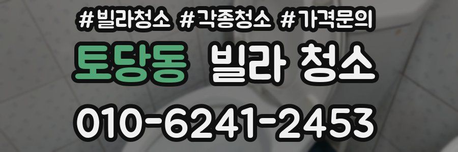 토당동 빌라 청소
