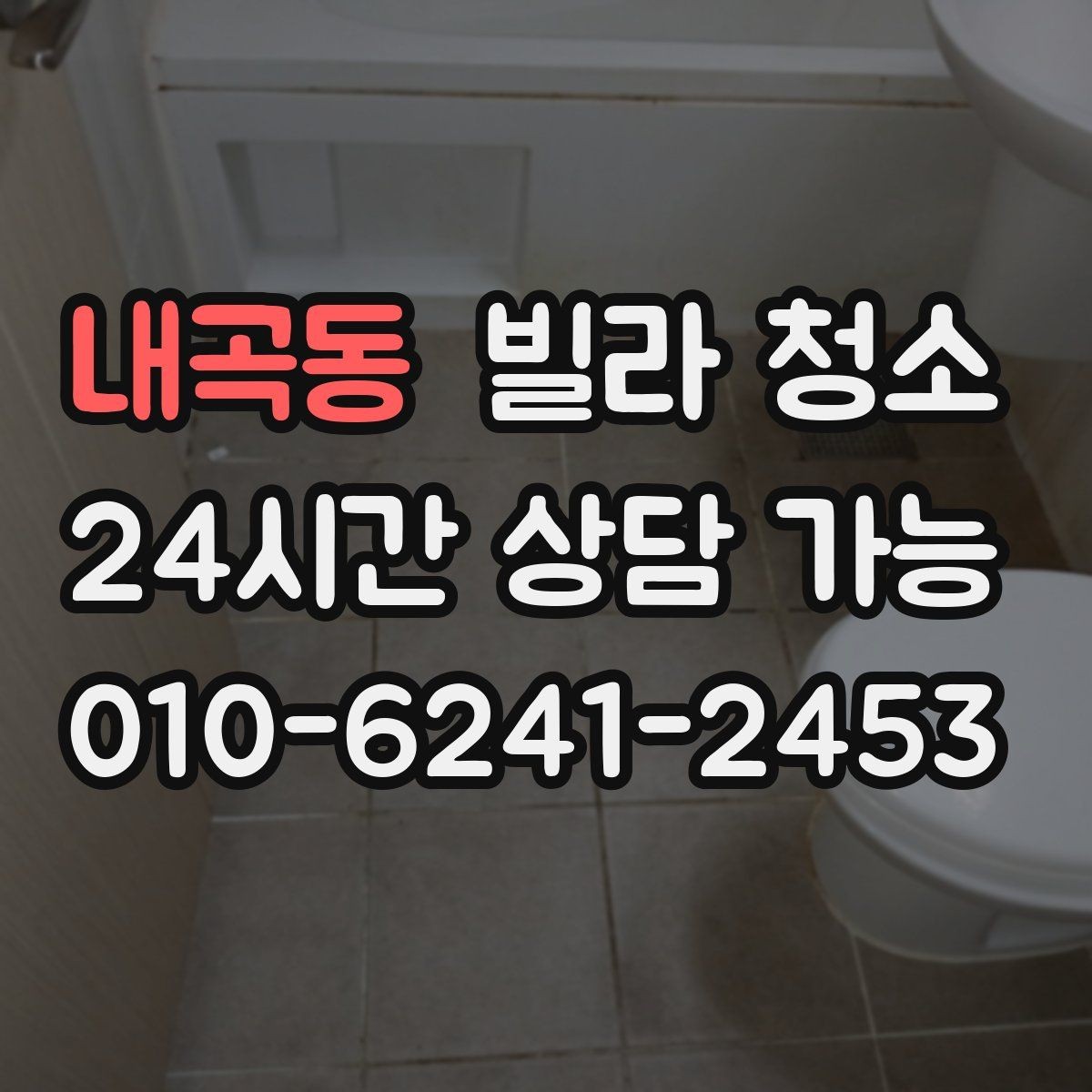 내곡동 빌라 청소 배수구 트랩 청소로 냄새를 줄이는 방법