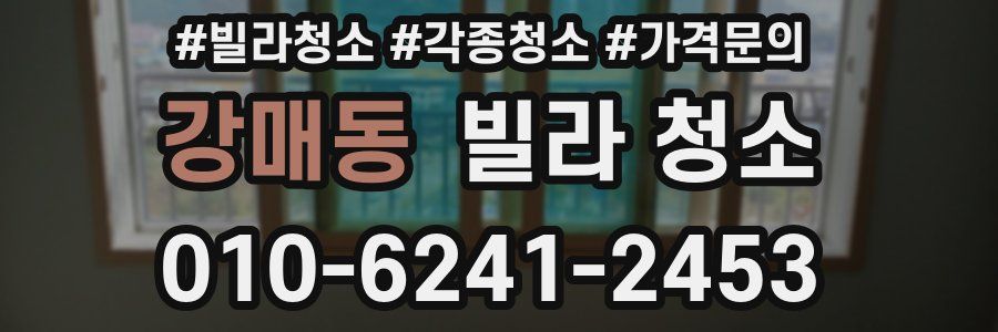 강매동 빌라 청소