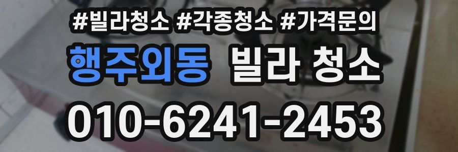 행주외동 빌라 청소