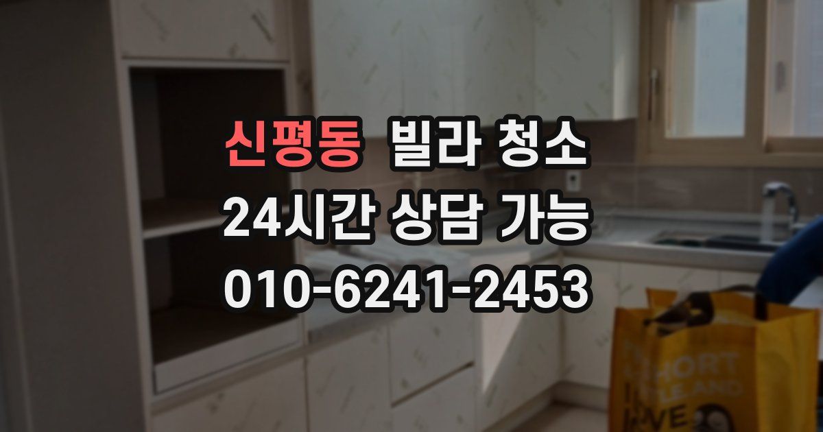 신평동 빌라 청소