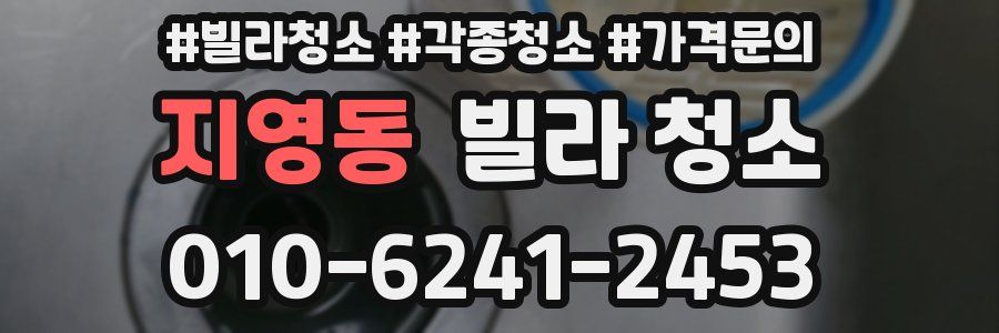지영동 빌라 청소