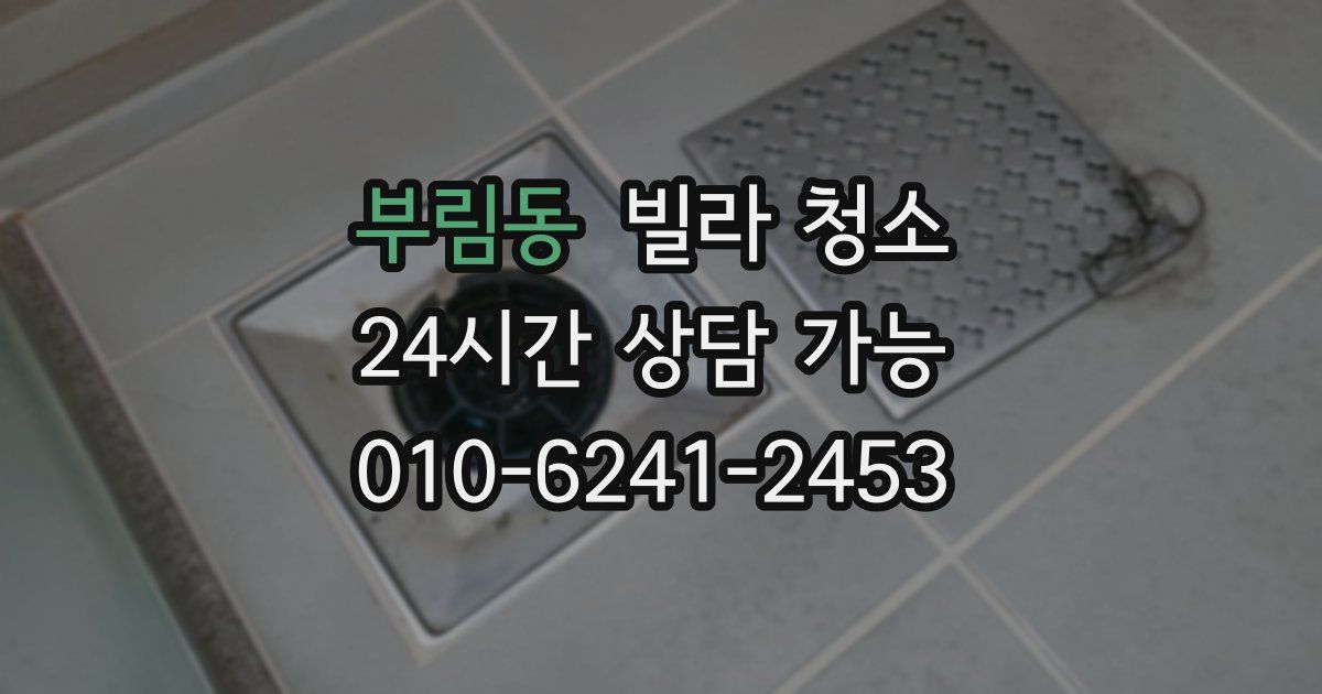 부림동 빌라 청소