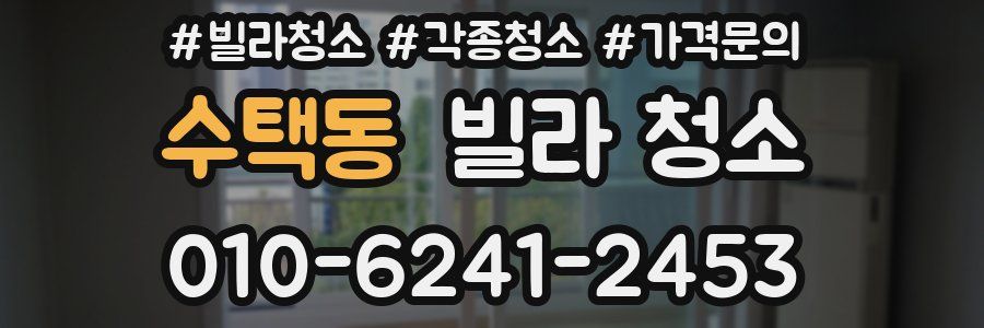 수택동 빌라 청소