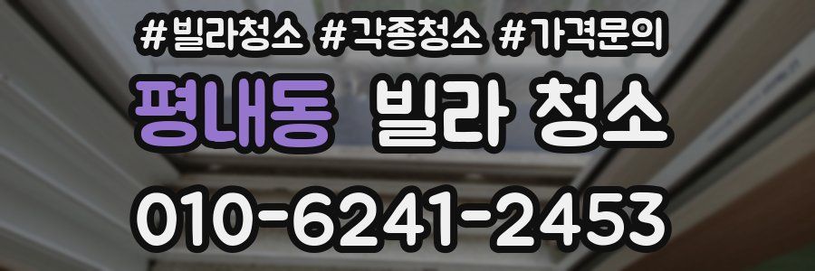 평내동 빌라 청소