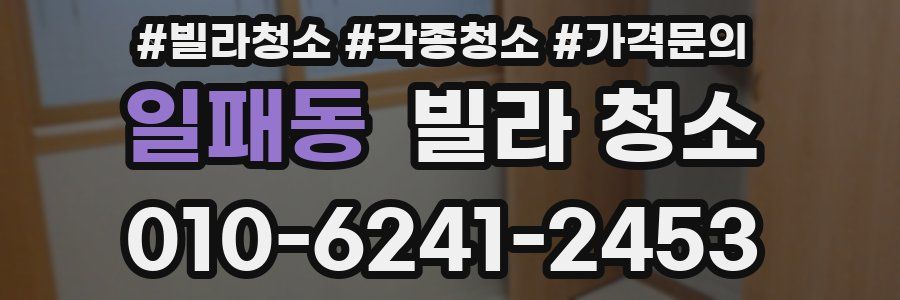 일패동 빌라 청소