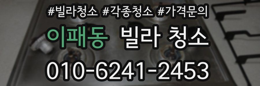 이패동 빌라 청소