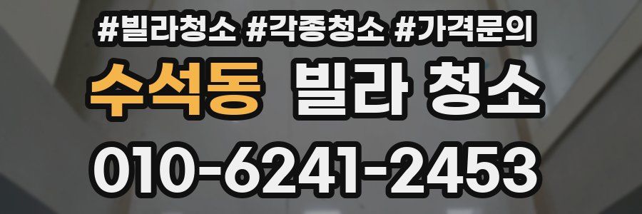 수석동 빌라 청소