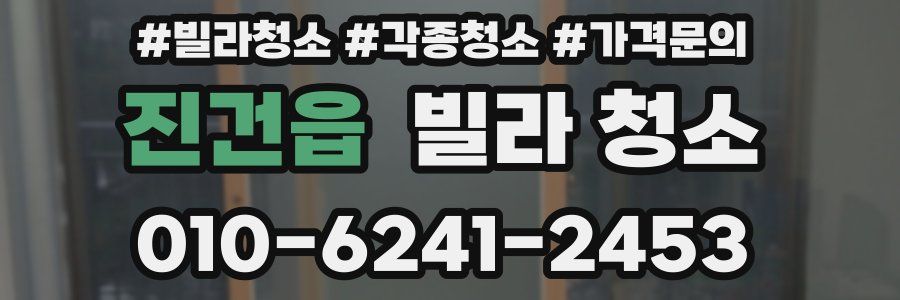 진건읍 빌라 청소