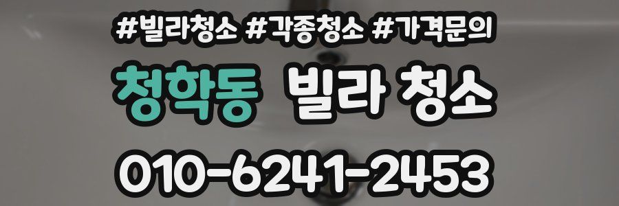 청학동 빌라 청소