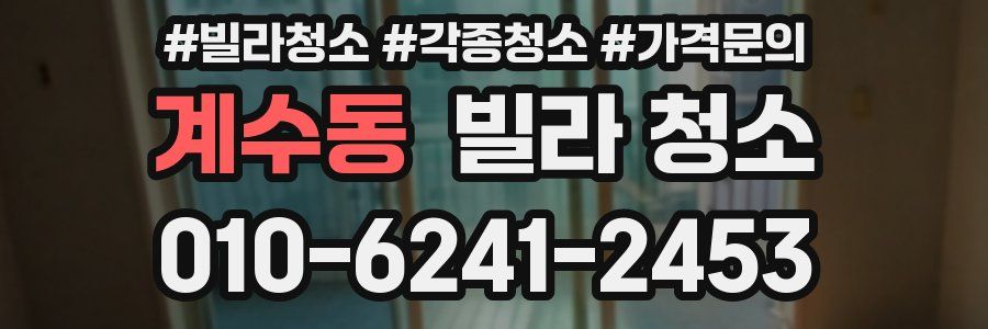 계수동 빌라 청소