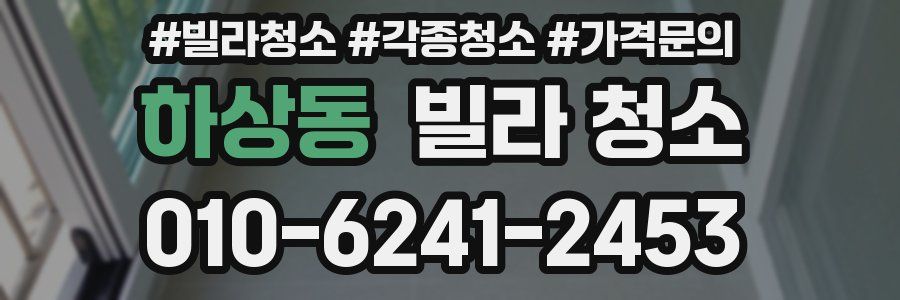 하상동 빌라 청소