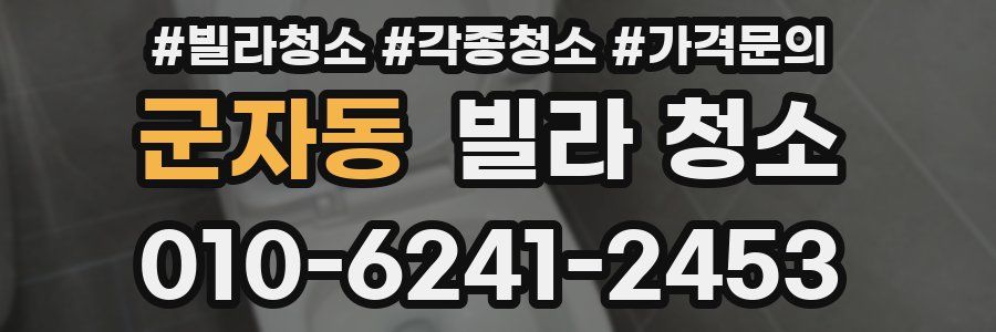 군자동 빌라 청소