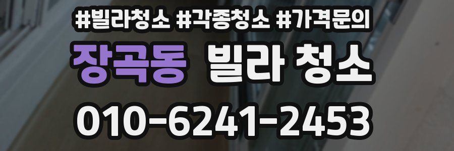 장곡동 빌라 청소