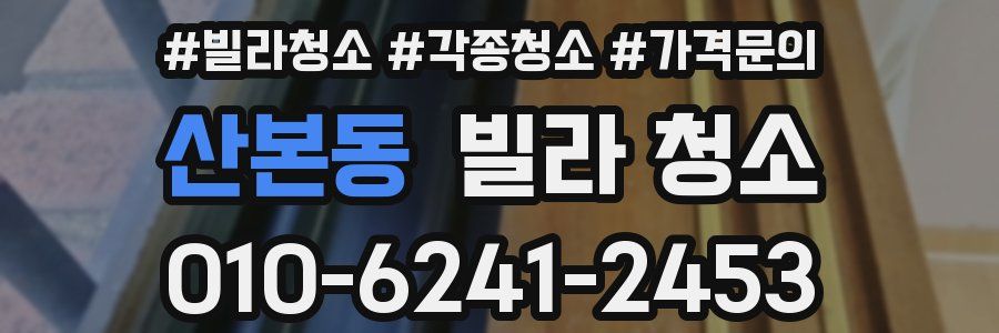 산본동 빌라 청소