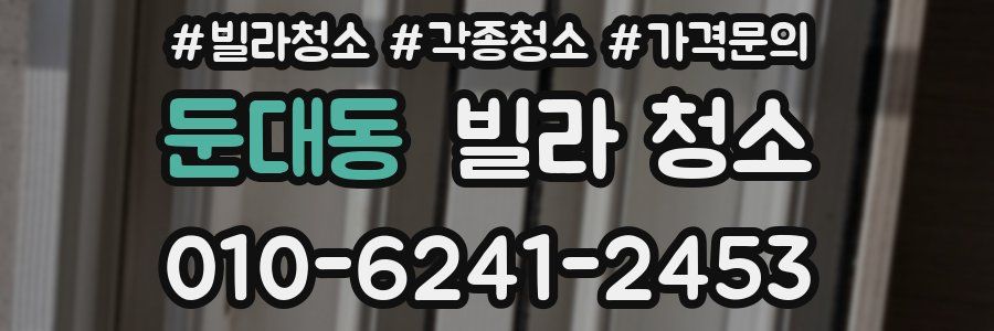 둔대동 빌라 청소