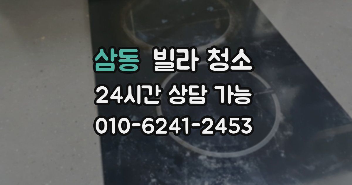 삼동 빌라 청소