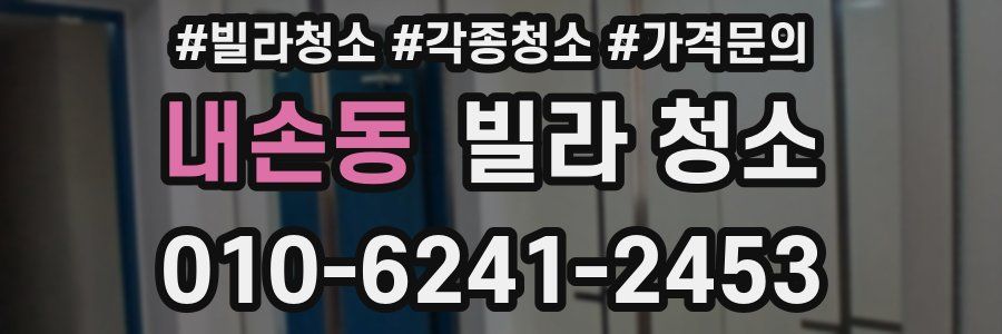 내손동 빌라 청소