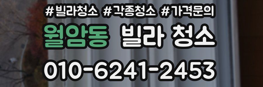 월암동 빌라 청소