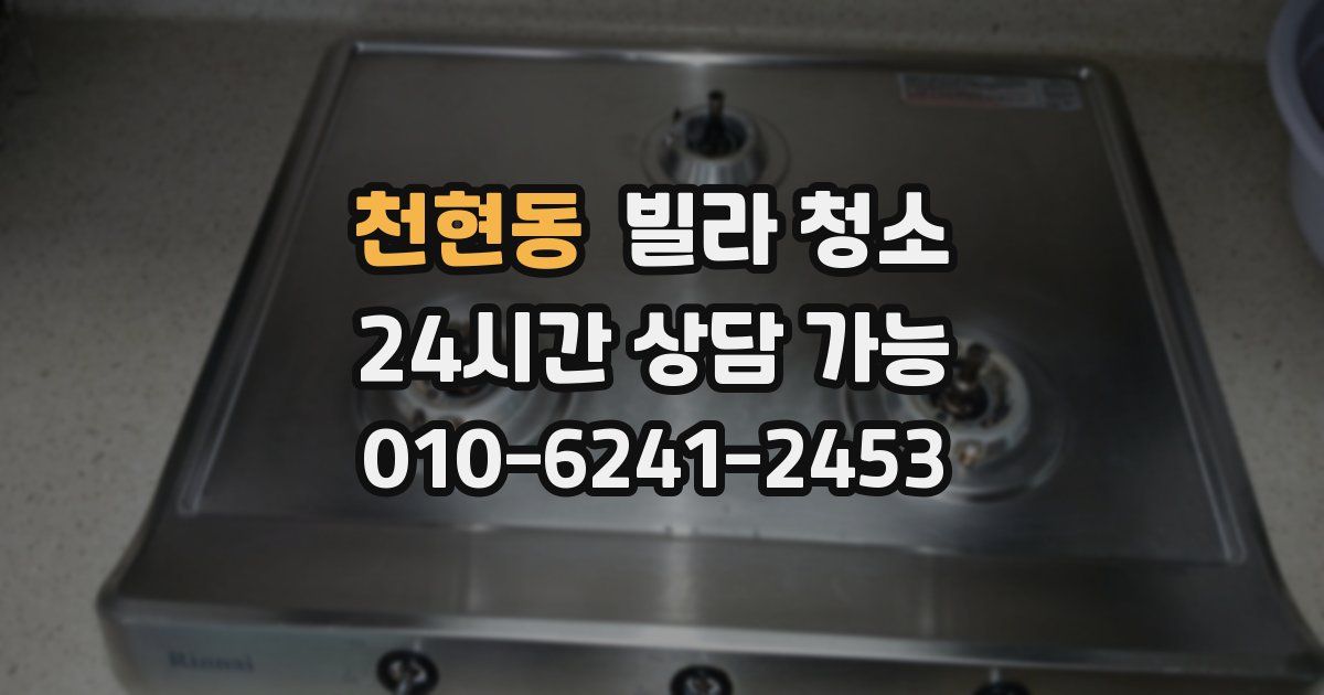 천현동 빌라 청소