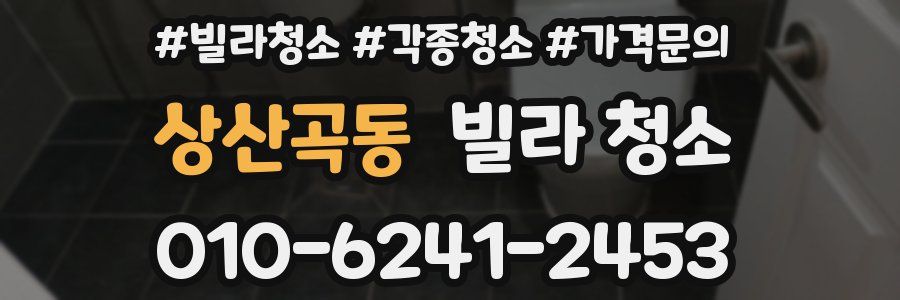 상산곡동 빌라 청소