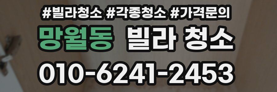 망월동 빌라 청소