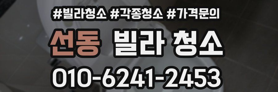 선동 빌라 청소