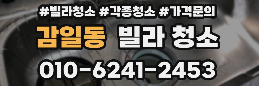 감일동 빌라 청소