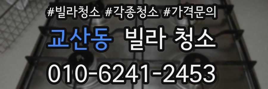 교산동 빌라 청소