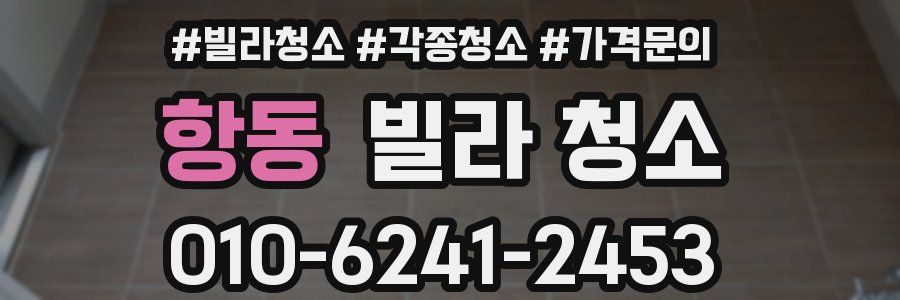 항동 빌라 청소