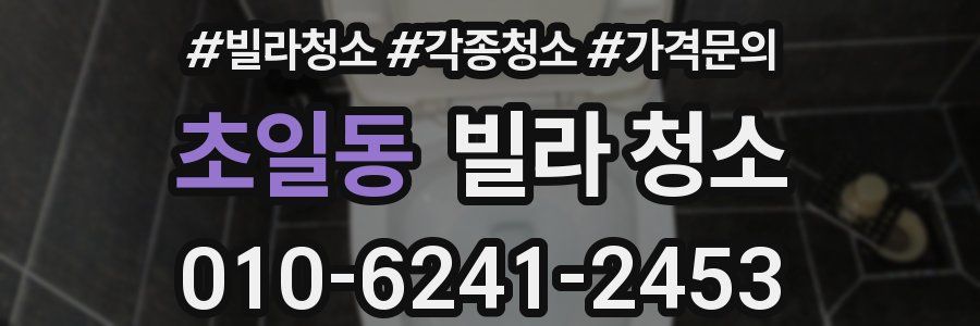 초일동 빌라 청소