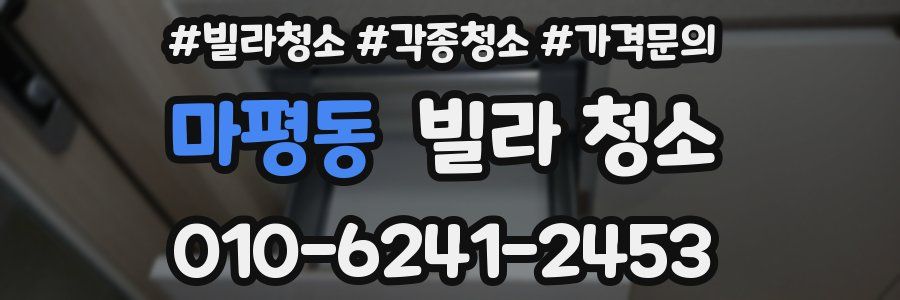 마평동 빌라 청소
