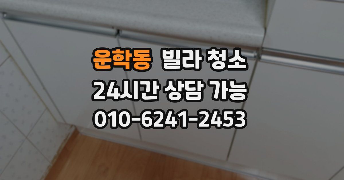 운학동 빌라 청소