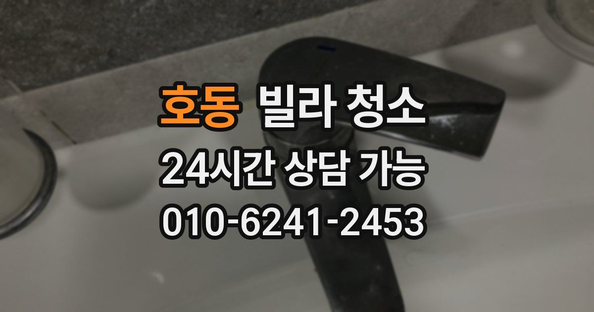 호동 빌라 청소