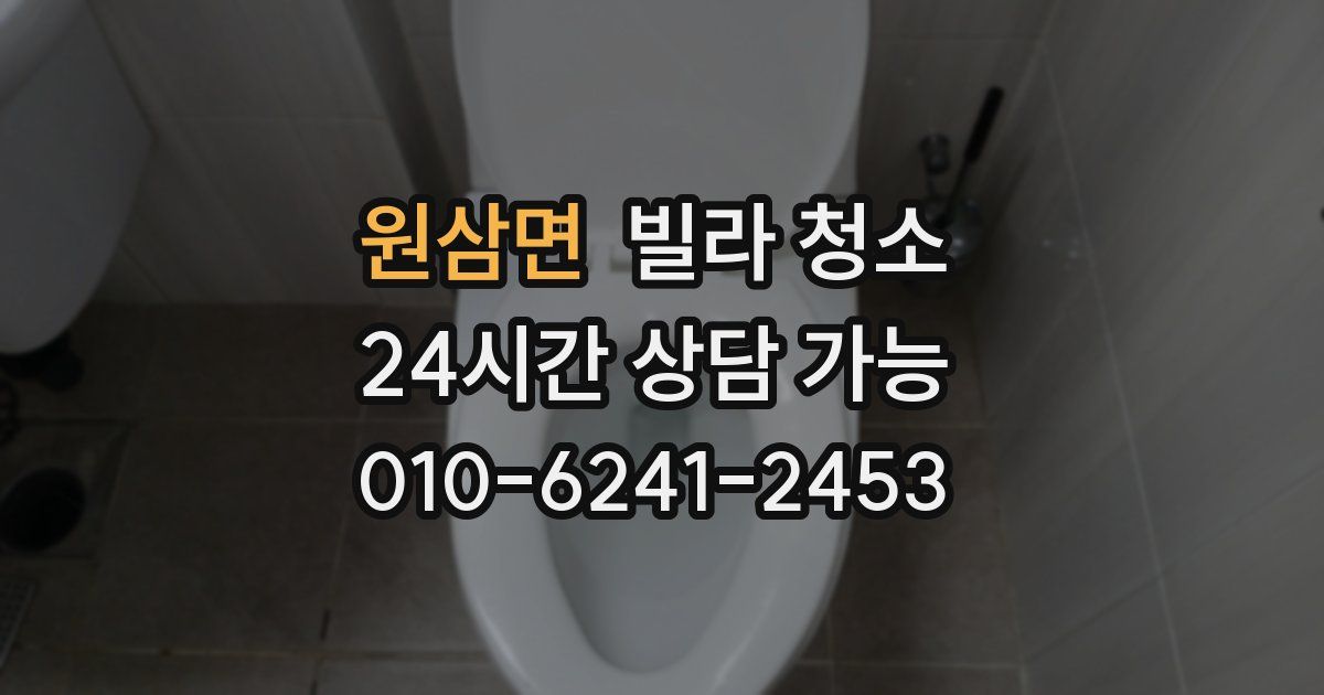 원삼면 빌라 청소